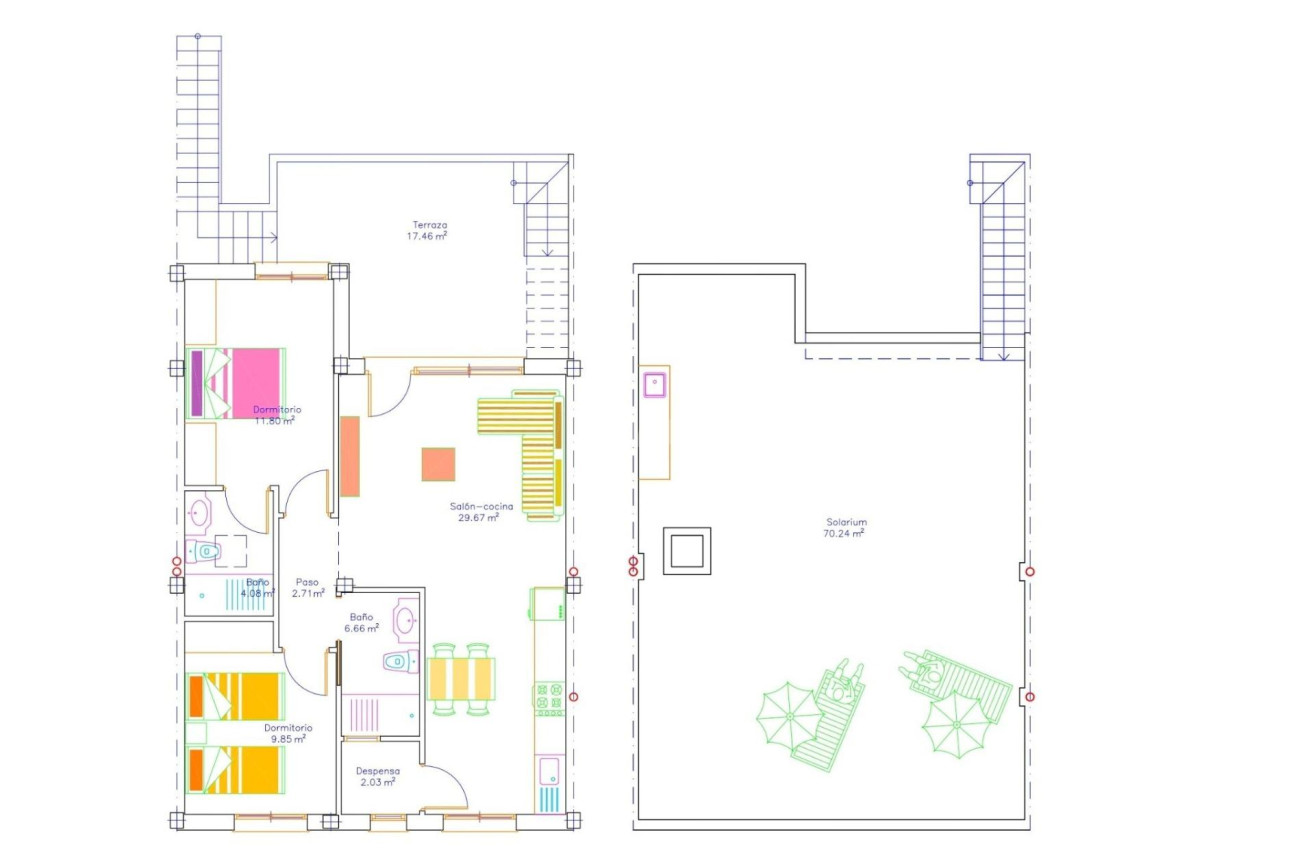 Nowy budynek - Bungalow - San Javier - pueblo