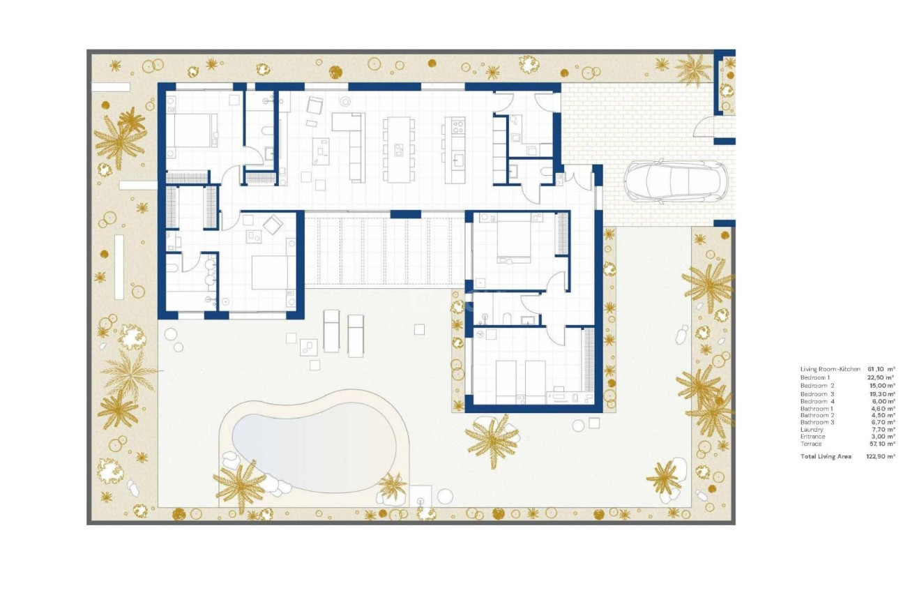 Nowy budynek - Villa - Banos y Mendigo - Altaona Golf