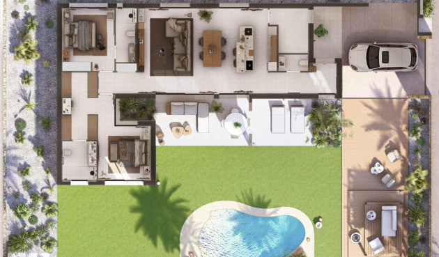 Nowy budynek - Villa - Banos y Mendigo - Altaona Golf