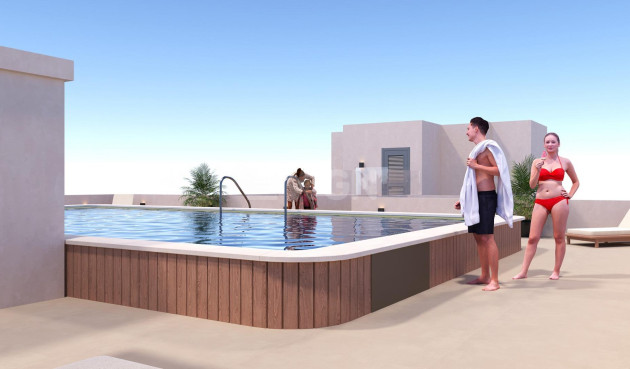 Nowy budynek - Daszek - San Miguel de Salinas - Pueblo