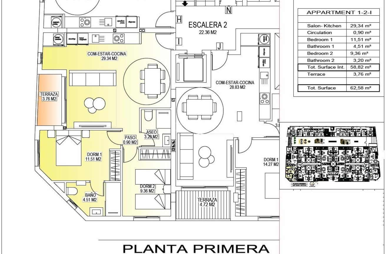 Nowy budynek - Mieszkanie w bloku - San Miguel de Salinas - Pueblo