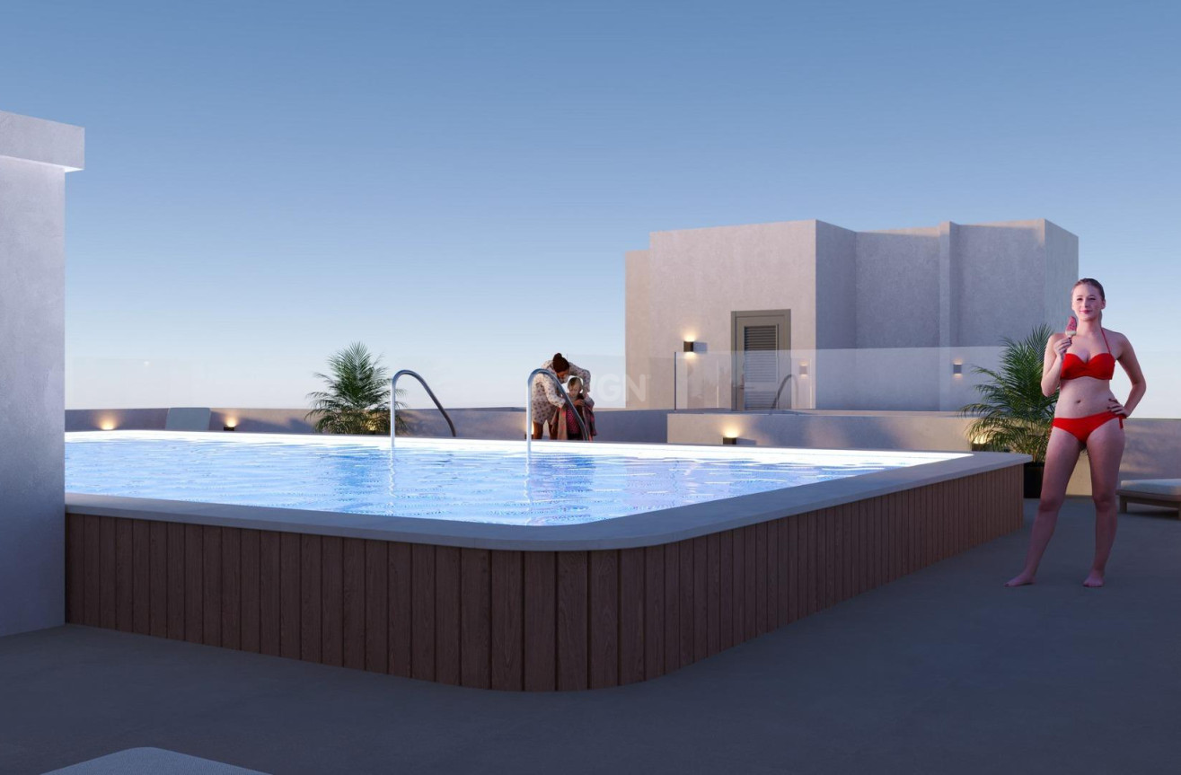 Nowy budynek - Mieszkanie w bloku - San Miguel de Salinas - Pueblo