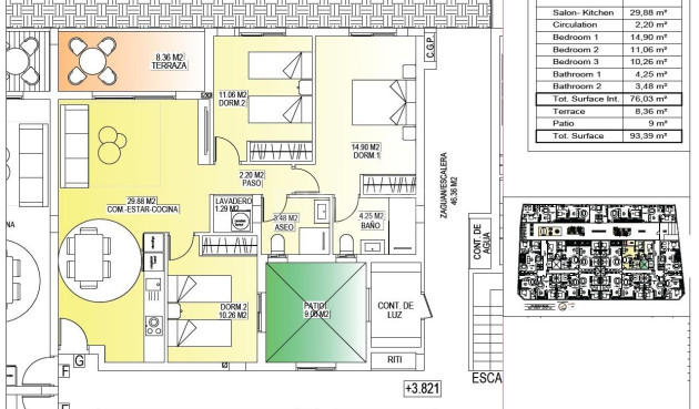 Nowy budynek - Mieszkanie w bloku - San Miguel de Salinas - Pueblo