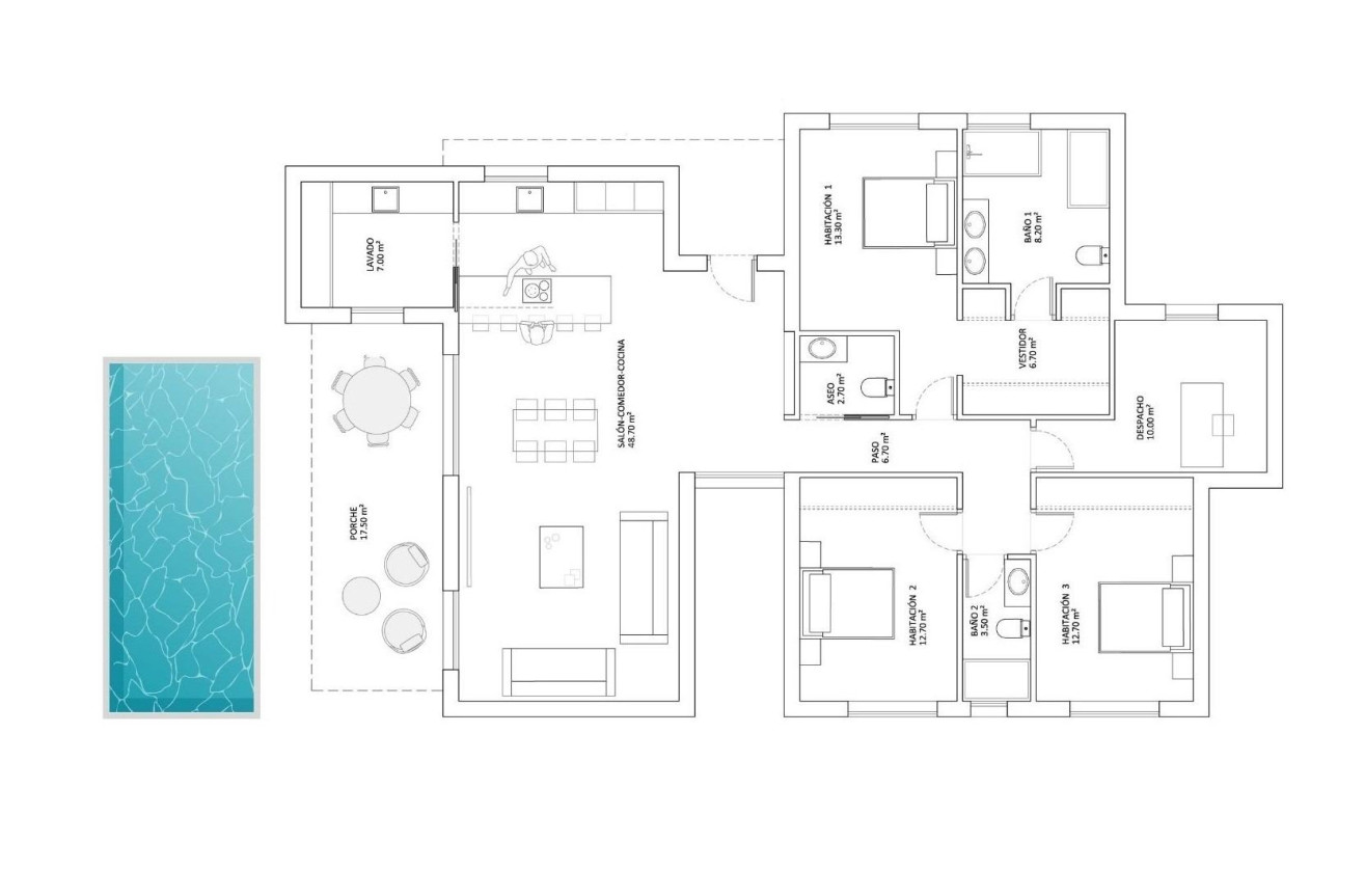 Nowy budynek - Villa - Monforte del Cid - La Capitana