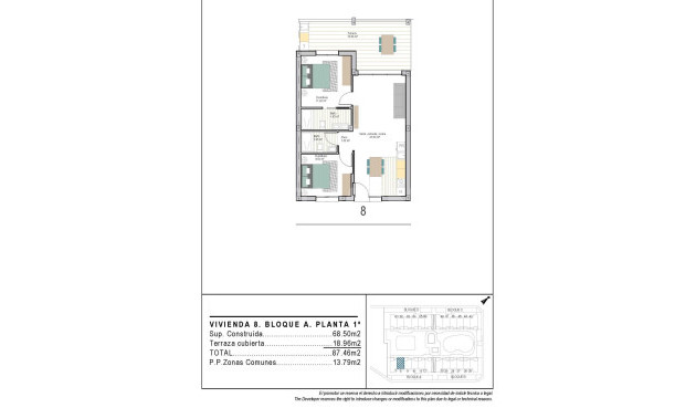 Nowy budynek - Mieszkanie w bloku - Torre Pacheco - San Cayetano