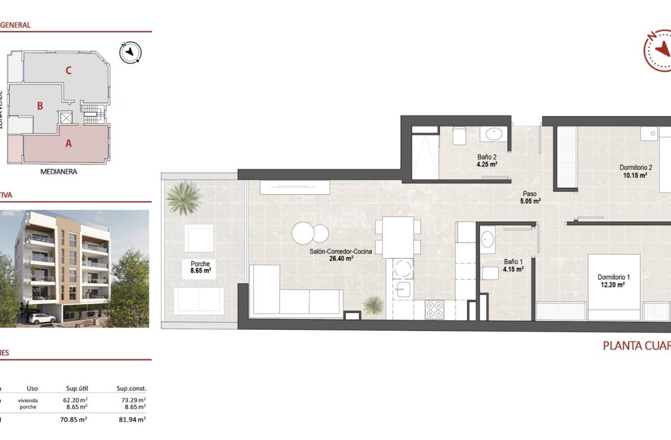 Nowy budynek - Daszek - San Pedro del Pinatar - Lo pagan