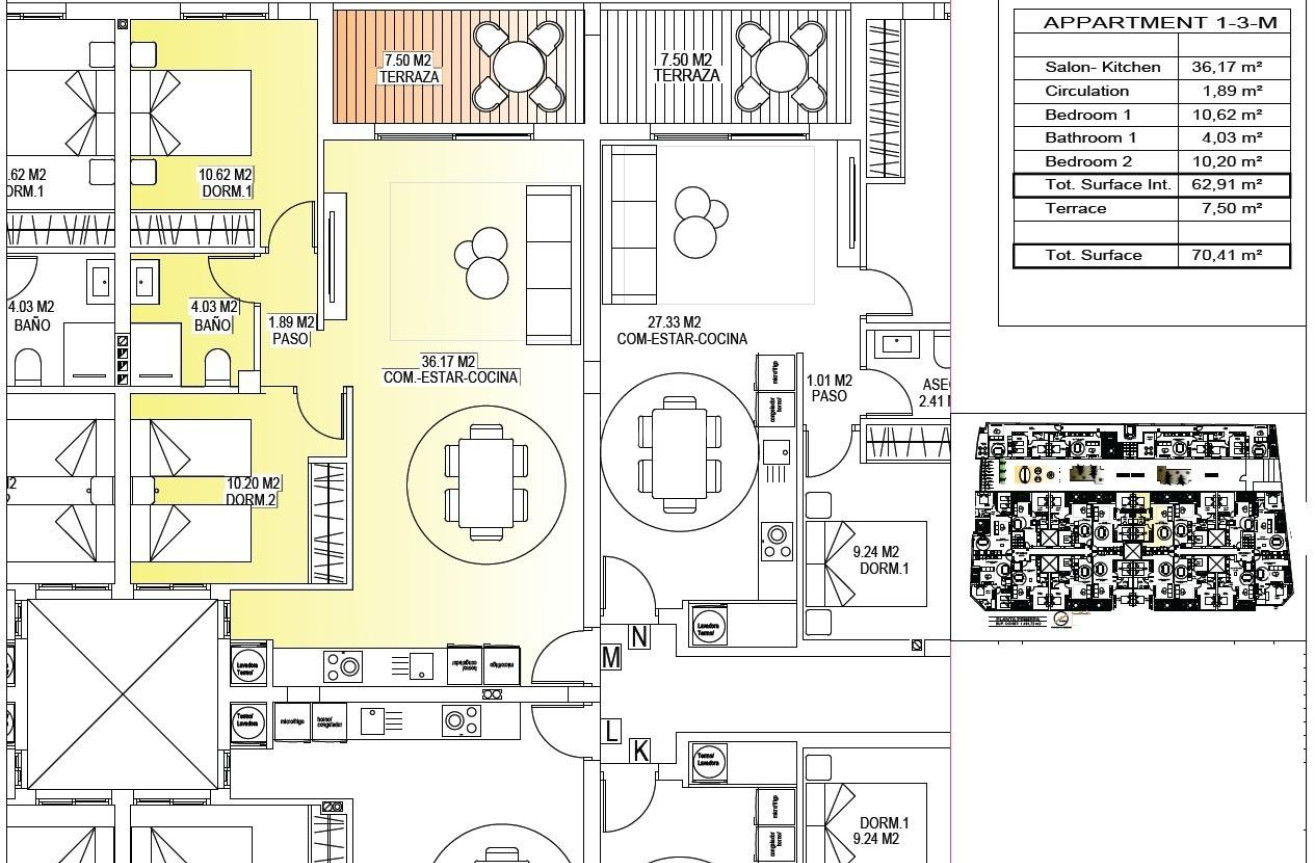 Nowy budynek - Mieszkanie w bloku - San Miguel de Salinas - Pueblo