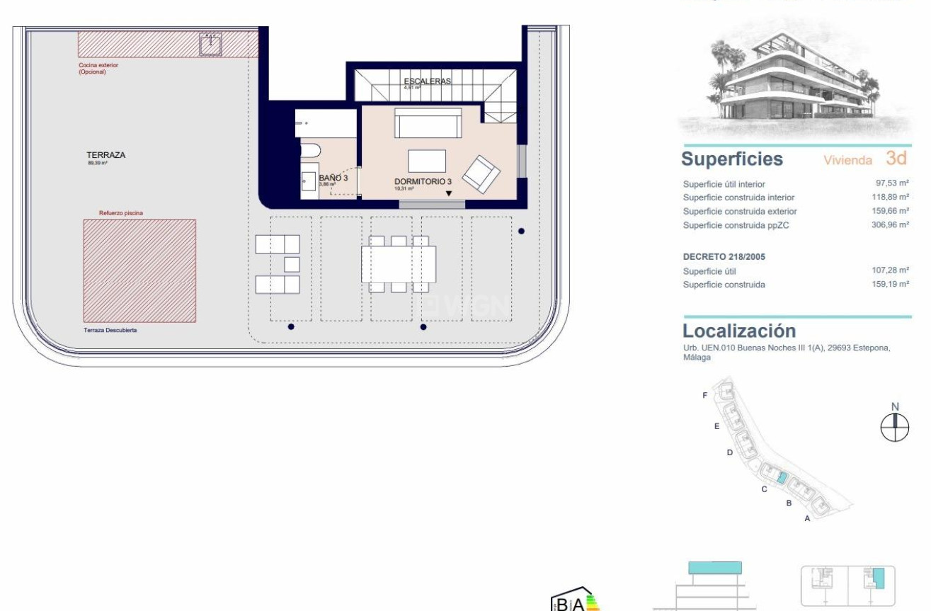 Nowy budynek - Daszek - Estepona - Buenas Noches