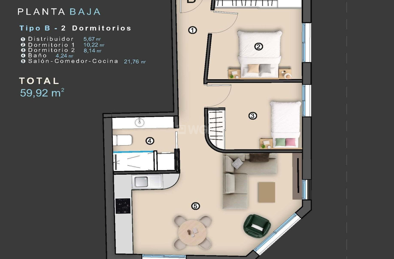 New Build - Apartment / flat - Torrevieja - Centro