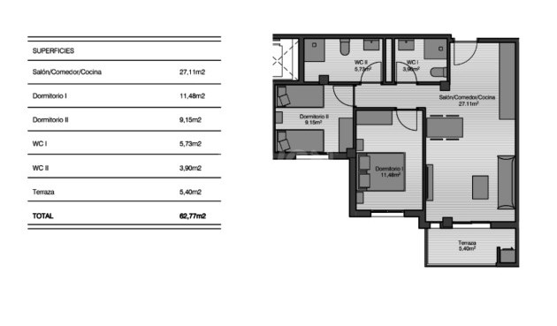 Reventa - Apartamento / piso - San Miguel de Salinas - Inland