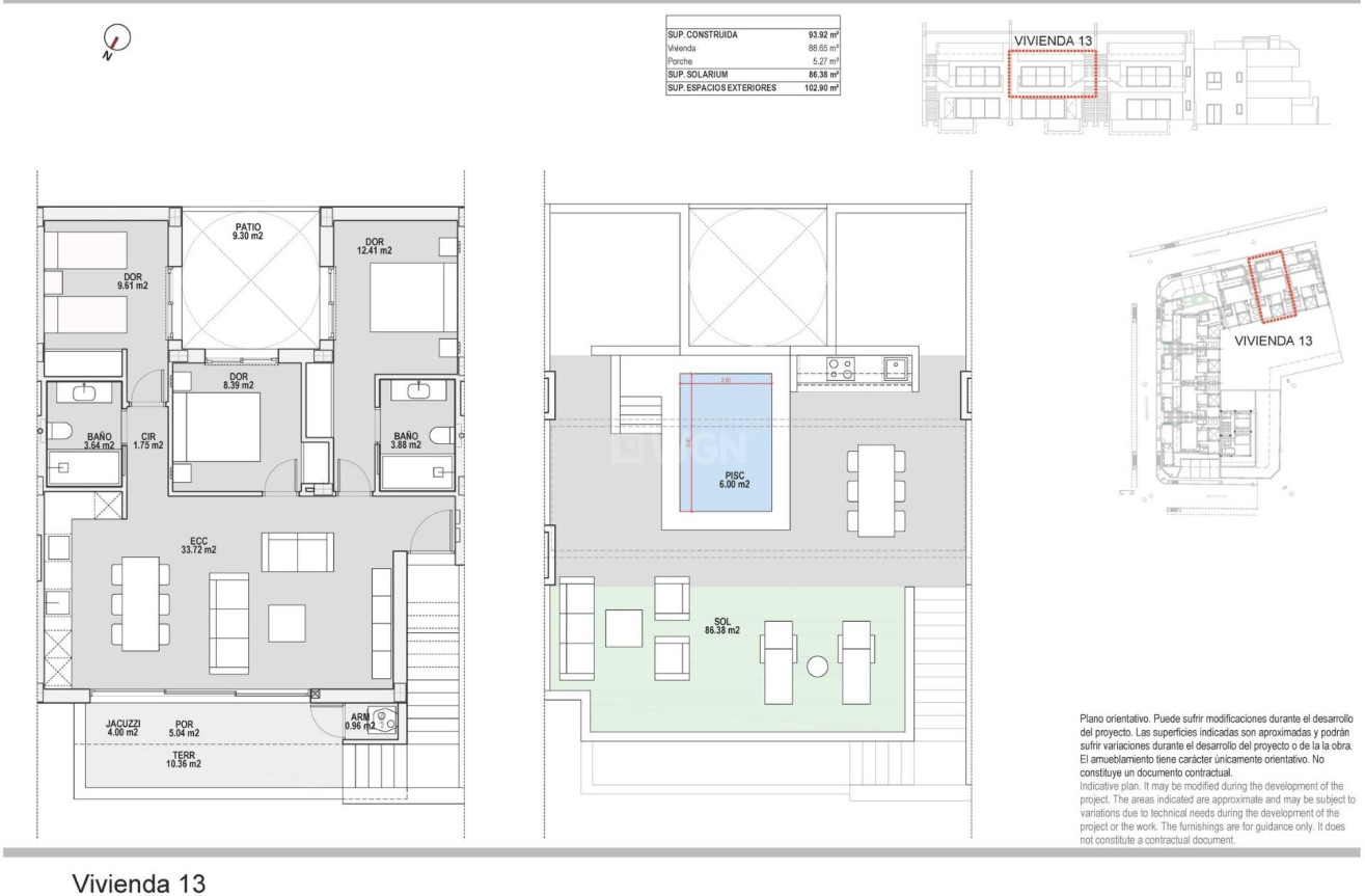 Nowy budynek - Bungalow - Pilar de la Horadada - pueblo