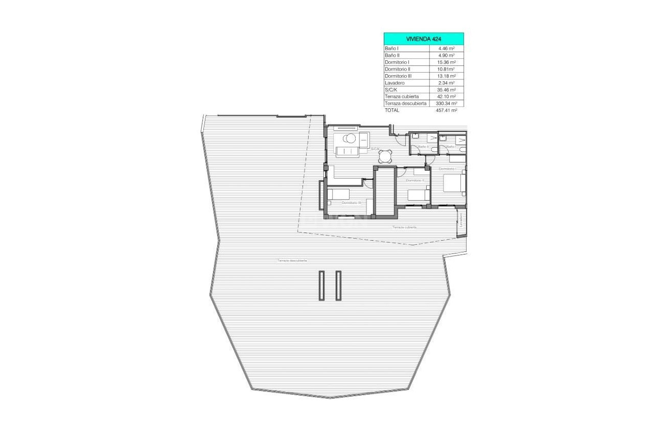 Nowy budynek - Mieszkanie w bloku - San Miguel de Salinas - Pueblo
