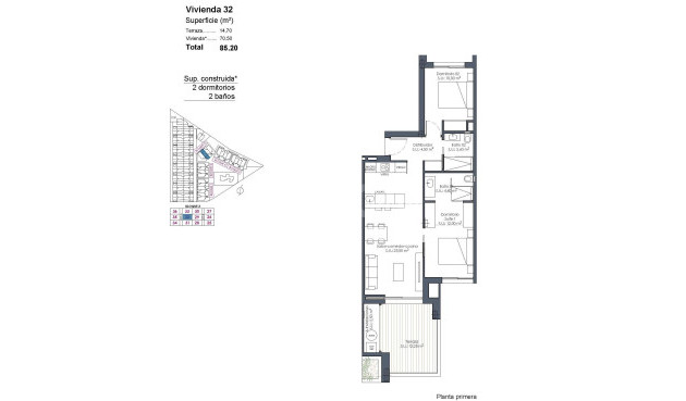Nowy budynek - Mieszkanie w bloku - Los Alcázares - Serena Golf