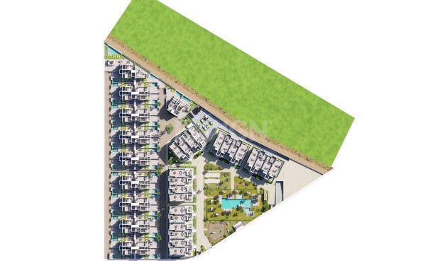 Nowy budynek - Mieszkanie w bloku - Los Alcázares - Serena Golf