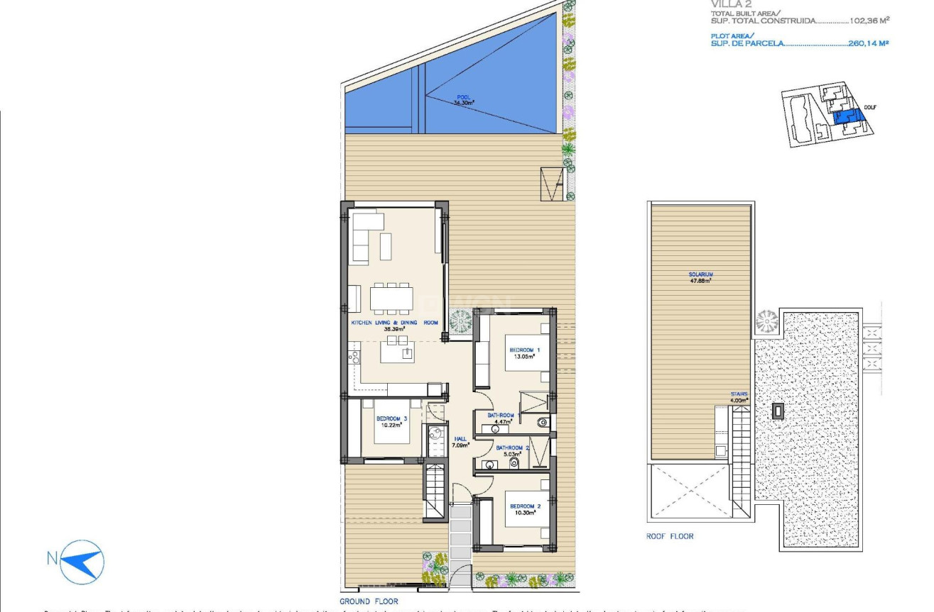Obra nueva - Villa - Los Alcázares - Serena Golf