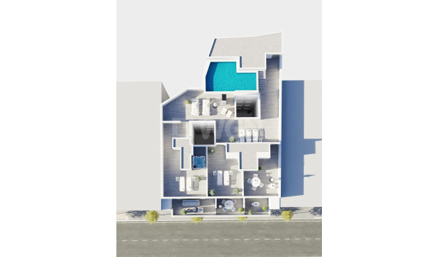 Nowy budynek - Daszek - Torrevieja - Centro