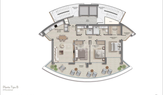 New Build - Apartment / flat - Calpe - Playa Cantal Roig