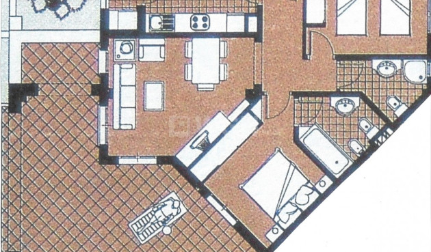 Resale - Apartment / flat - Hacienda Riquelme Golf Resort - Inland