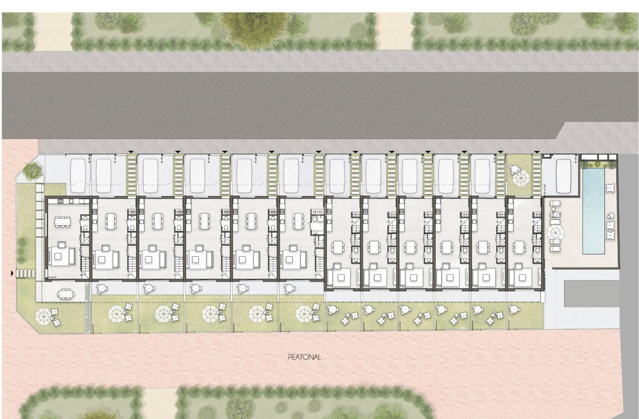 New Build - Townhouse - Pilar de la Horadada - pueblo