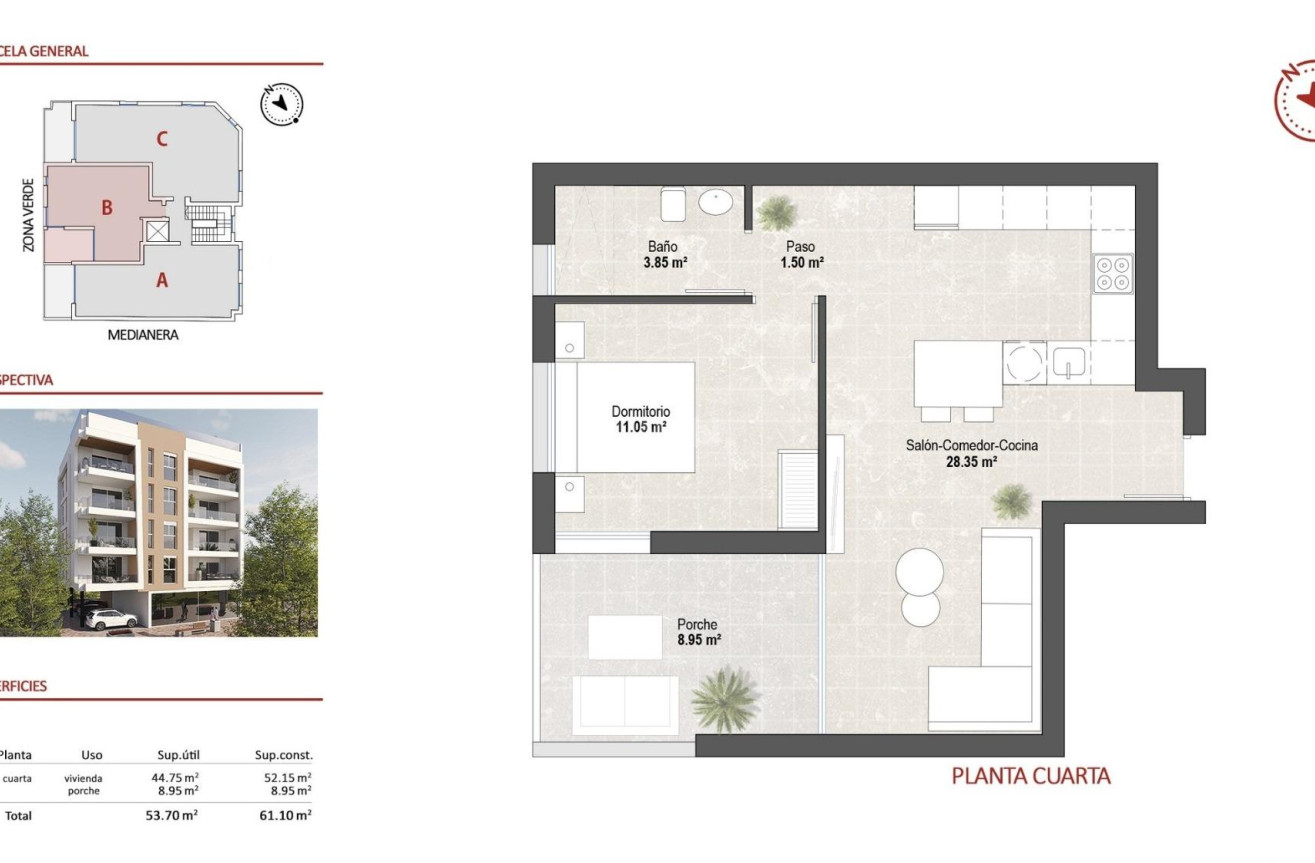 Nowy budynek - Daszek - San Pedro del Pinatar - Lo pagan