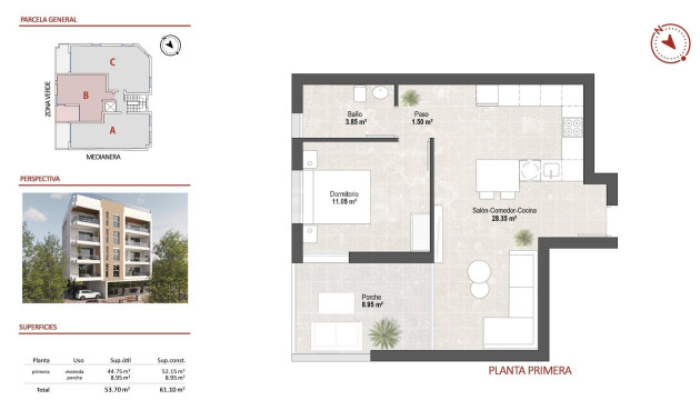 Nowy budynek - Mieszkanie w bloku - San Pedro del Pinatar - Lo pagan