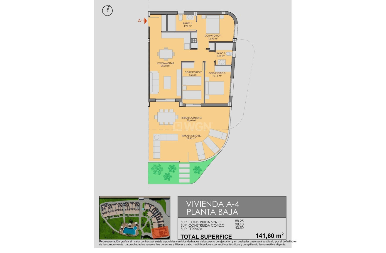 New Build - Apartment / flat - Los Alcázares - Serena Golf