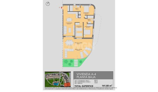 New Build - Apartment / flat - Los Alcázares - Serena Golf