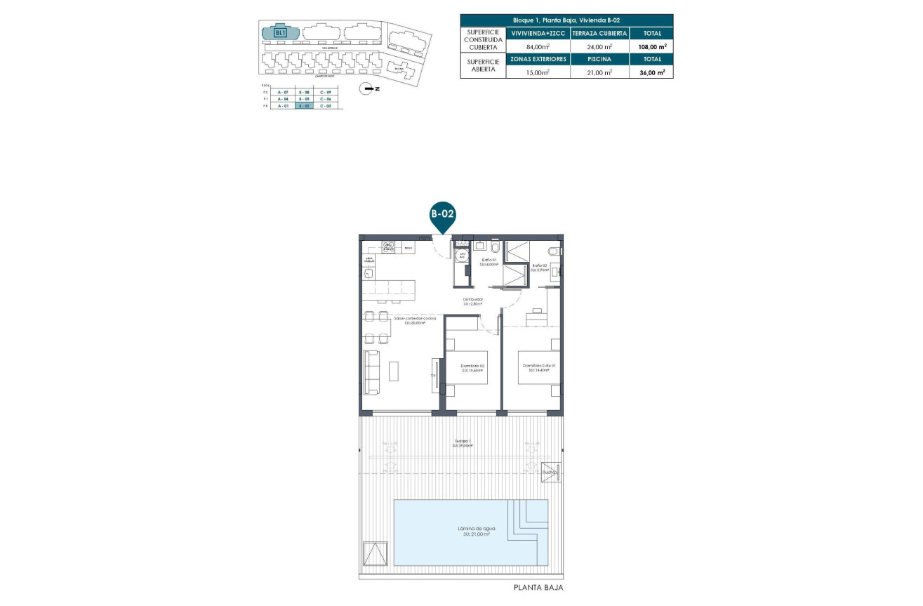 New Build - Apartment / flat - Los Alcázares - Serena Golf