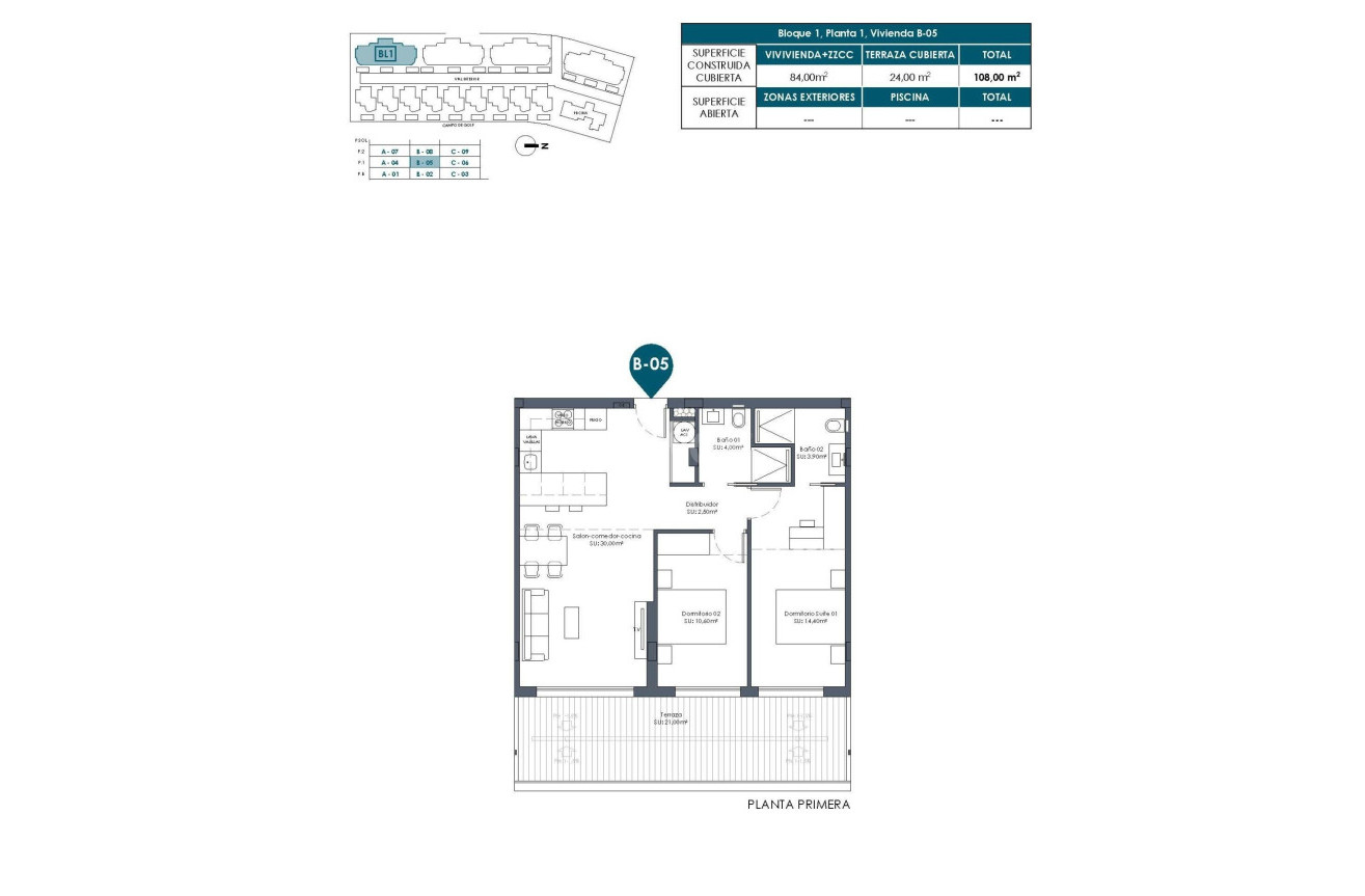 New Build - Apartment / flat - Los Alcázares - Serena Golf
