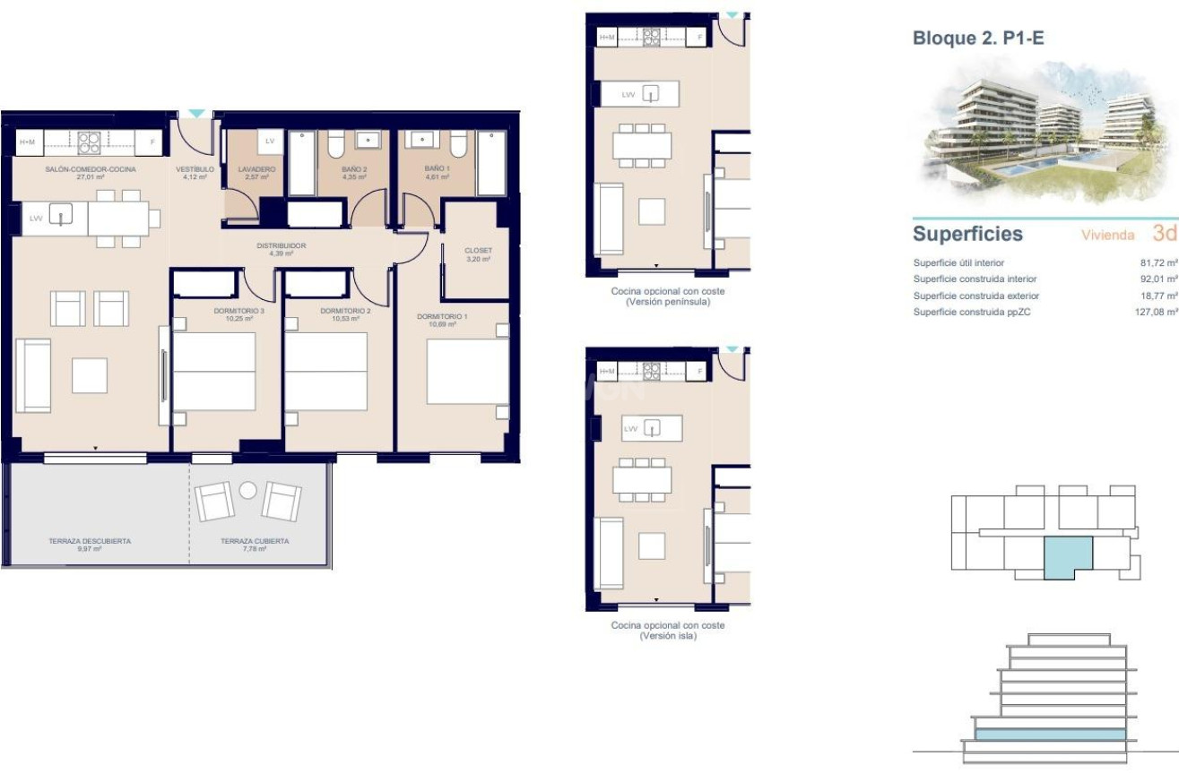 Nowy budynek - Mieszkanie w bloku - Villajoyosa - Playa del Torres