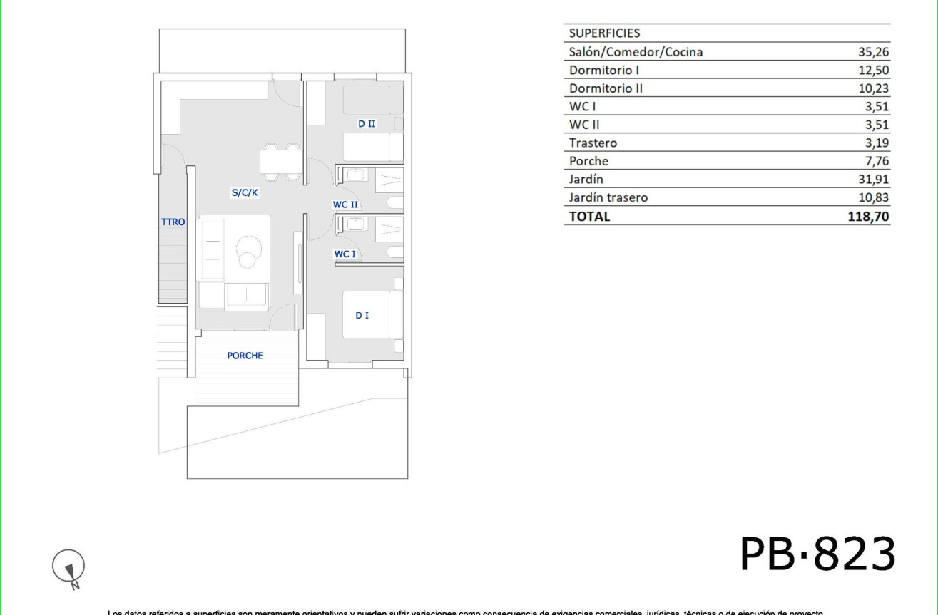 New Build - Bungalow - San Miguel de Salinas - Pueblo