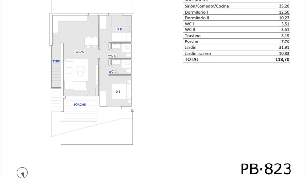 New Build - Bungalow - San Miguel de Salinas - Pueblo