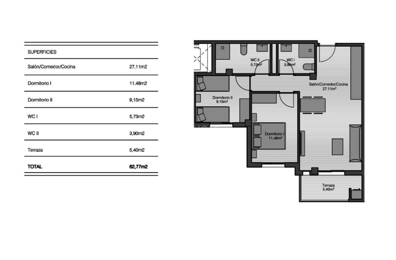 Odsprzedaż - Mieszkanie w bloku - San Miguel de Salinas - Inland