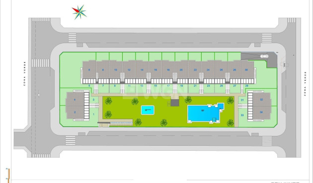 Nowy budynek - Bungalow - Pilar de la Horadada - pueblo