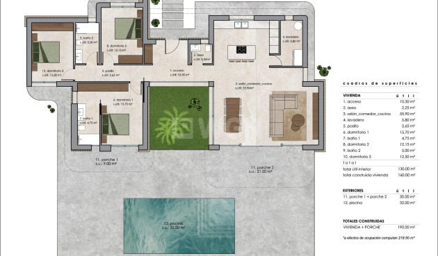 Nowy budynek - Villa - Pinoso - Lel