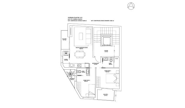 Nowy budynek - Mieszkanie w bloku - Bigastro - Centro