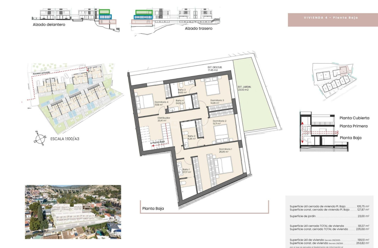 Nowy budynek - Kamienica - Málaga - Pedregalejo