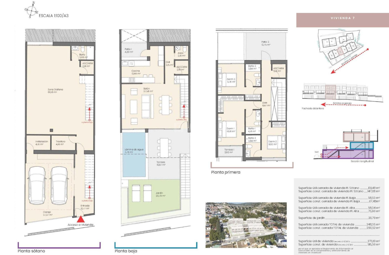 Nowy budynek - Kamienica - Málaga - Pedregalejo
