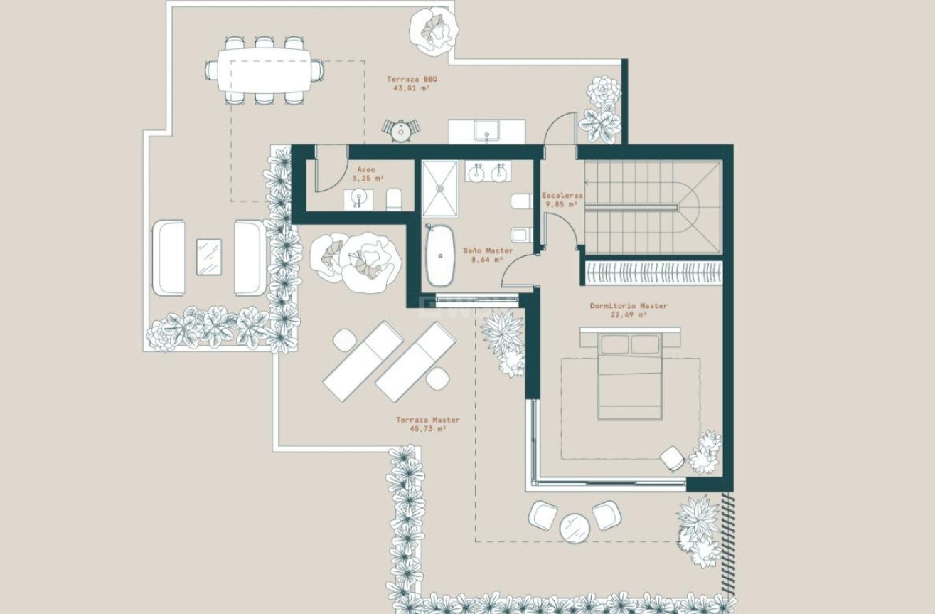 Nowy budynek - Daszek - Mijas - La Capellania