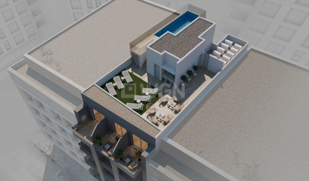 Nowy budynek - Mieszkanie w bloku - Torrevieja - Playa de los Locos