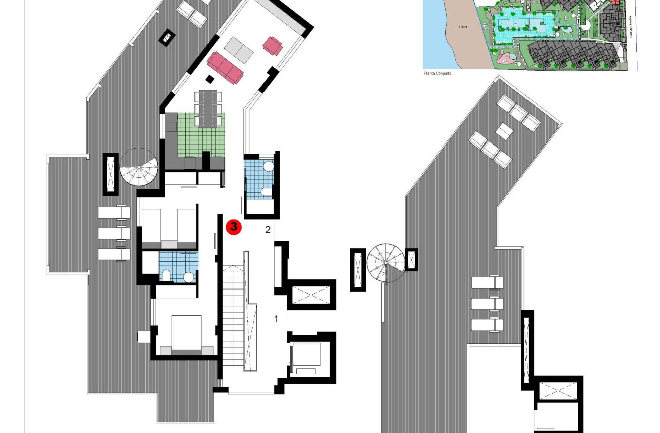 Nowy budynek - Daszek - Denia - L´Estanyó (Marinas)