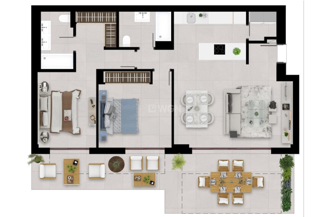 Nowy budynek - Mieszkanie w bloku - Istán - Urbaniz. Cerros del Lago