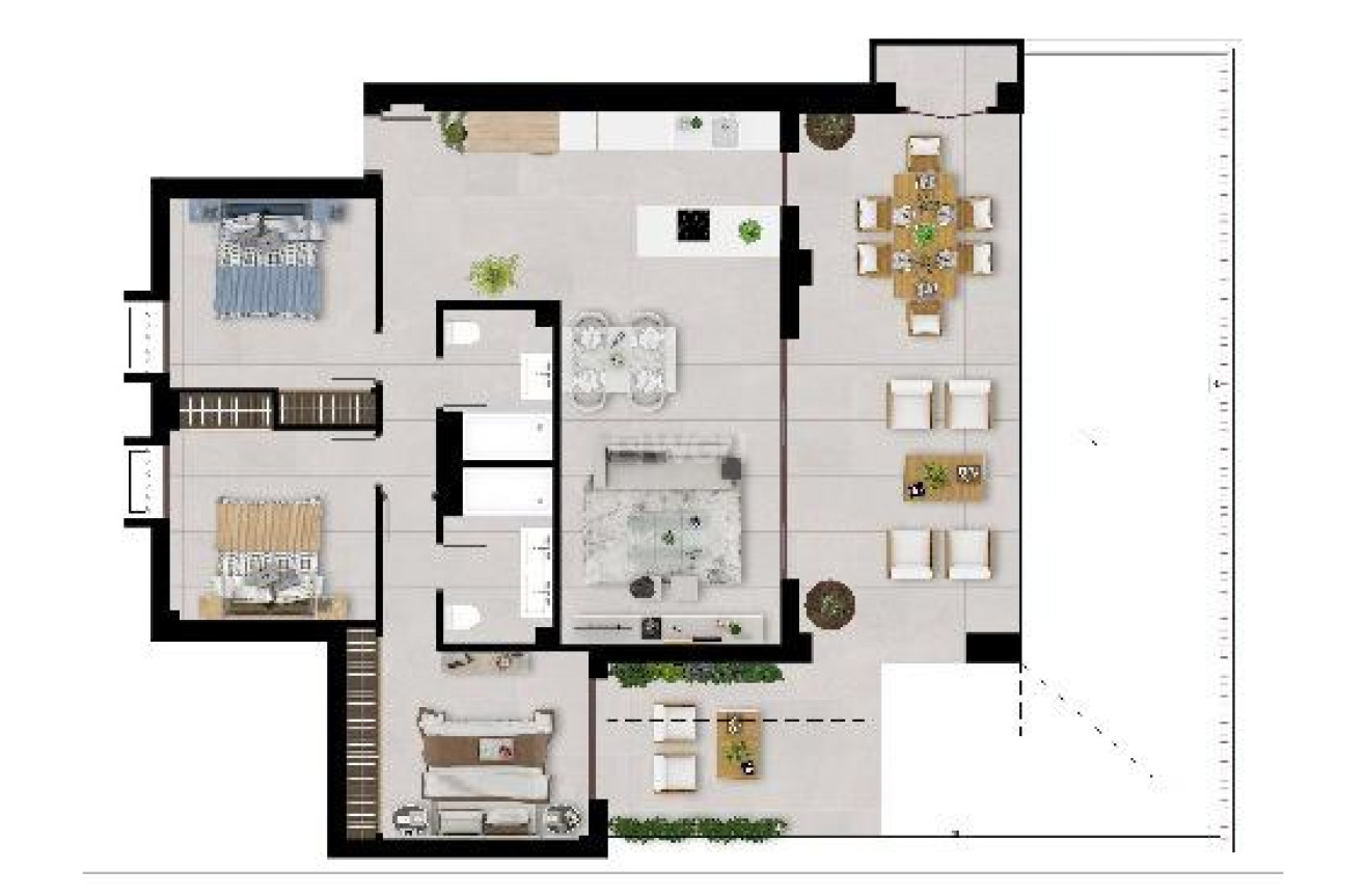 Nowy budynek - Mieszkanie w bloku - Istán - Urbaniz. Cerros del Lago