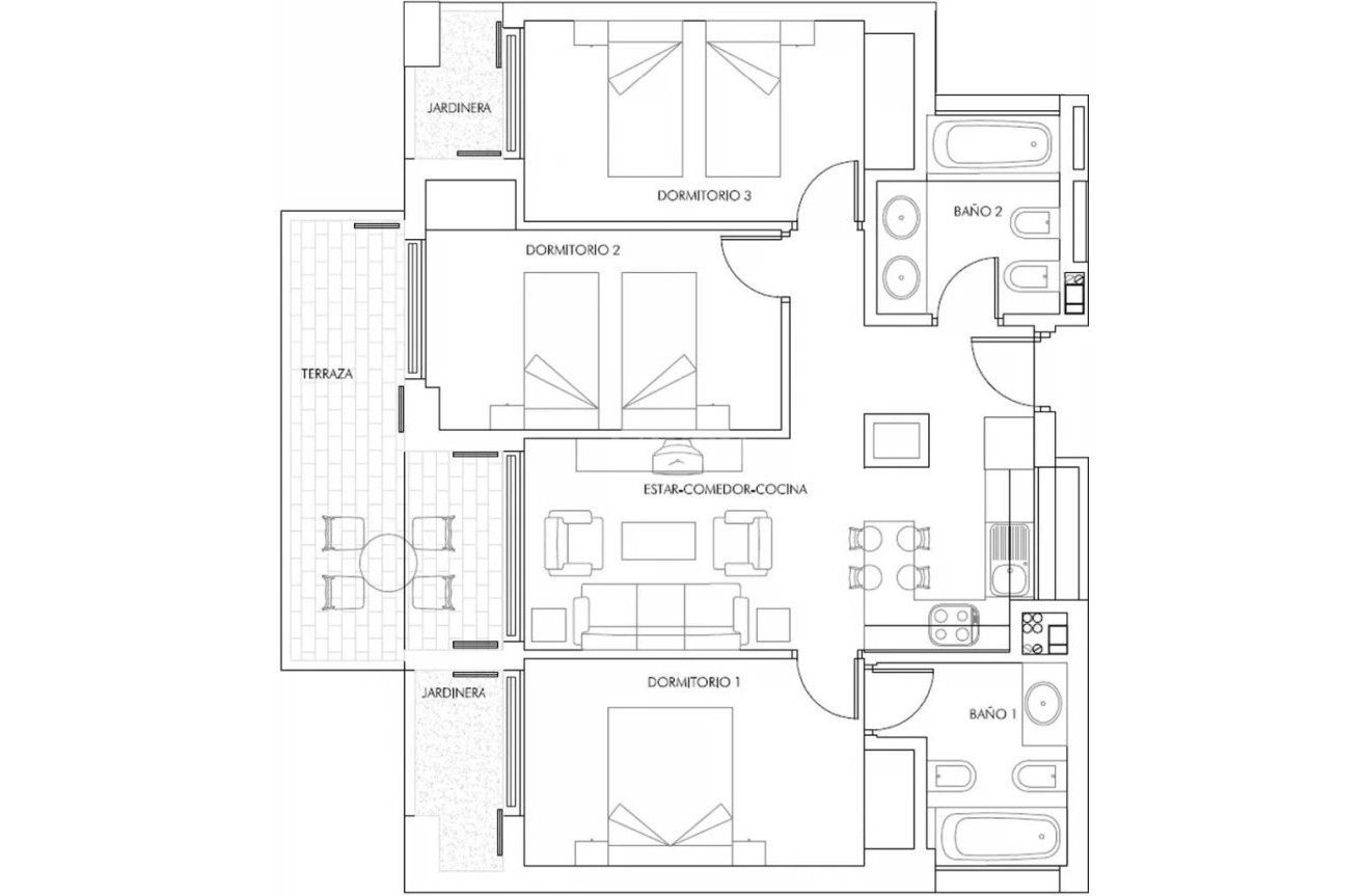 Nowy budynek - Daszek - Vera - Puerto del Rey