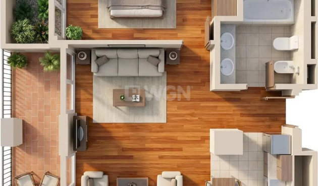 Nowy budynek - Mieszkanie w bloku - Vera - Puerto del Rey