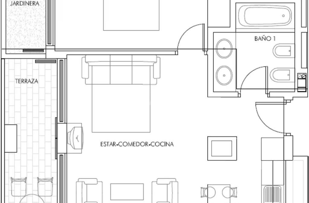 Nowy budynek - Mieszkanie w bloku - Vera - Puerto del Rey
