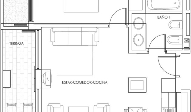 Nowy budynek - Mieszkanie w bloku - Vera - Puerto del Rey