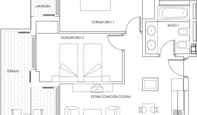 Obra nueva - Apartamento / piso - Vera - Puerto del Rey