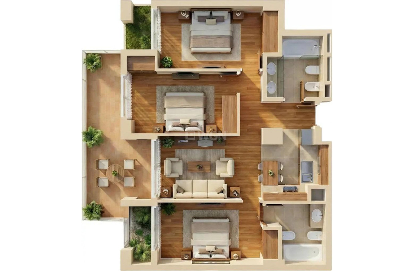 Nowy budynek - Mieszkanie w bloku - Vera - Puerto del Rey