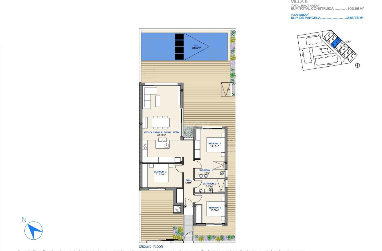 Nowy budynek - Villa - Los Alcázares - Serena Golf